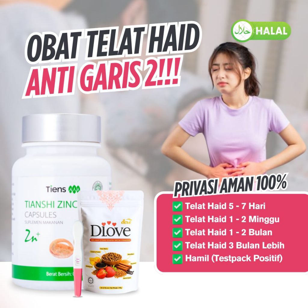 TERLARIS Solusi Telat Haid 1 - 6 Bulan Tuntas