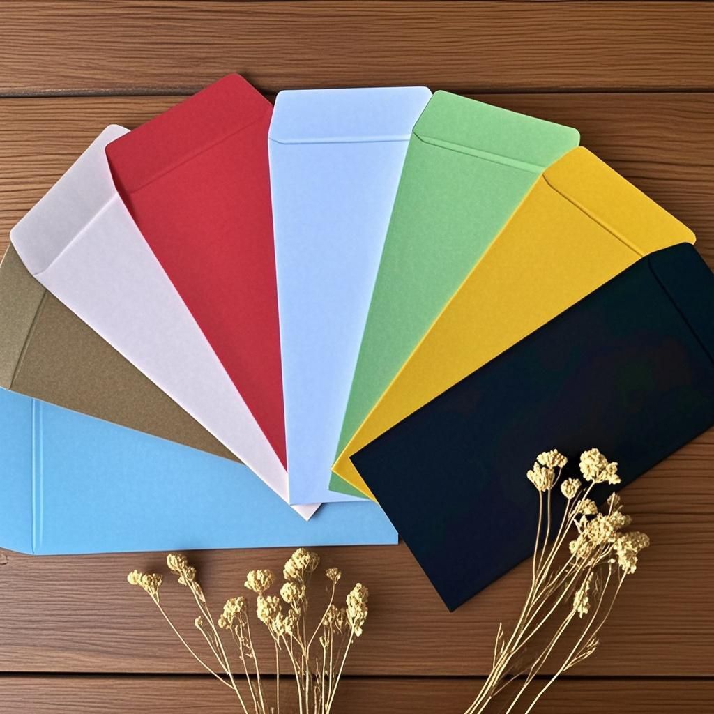 

Amplop Uang panjang Aesthetic Merah Hitam Coklat dll. Angpao Imlek / Amplop Uang Elegant Polos Warna