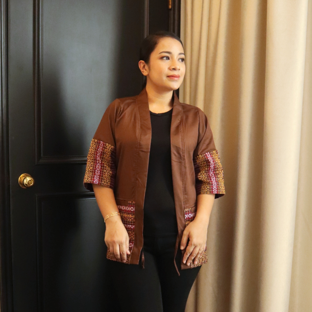 Outer Kimono Tenun Ulos RAGIHOTANG ASLI (UNISEX)
