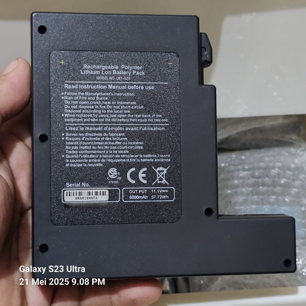 batre splicer inno / baterai splicer inno view 3