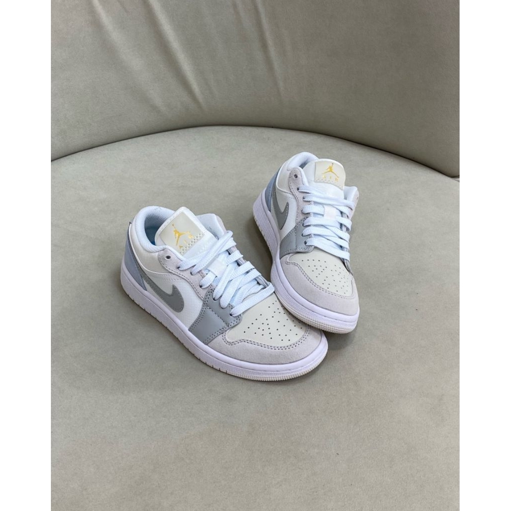 Sepatu Sneakers NK Air Jordan 1 Low Paris Grey Premium High Quality