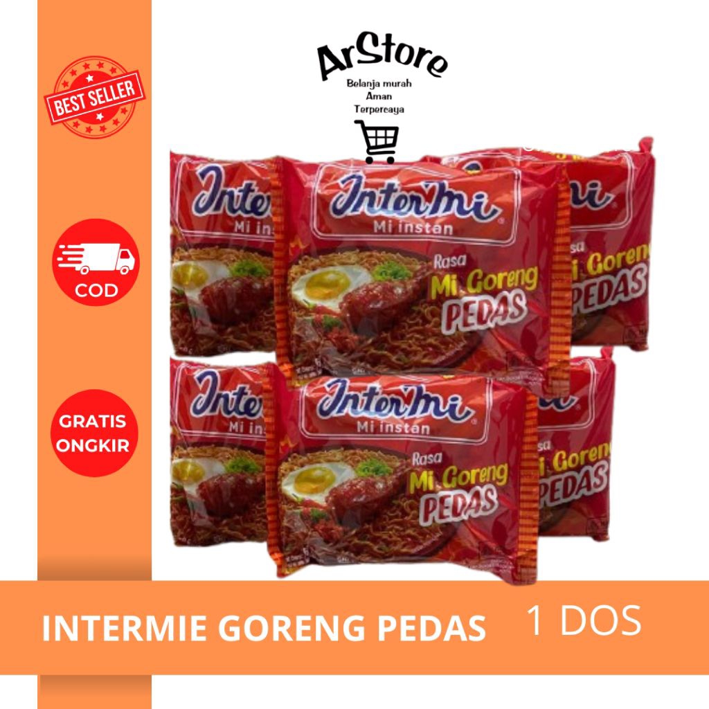 

MIE INTERMIE GORENG PEDAS 1 DUS ISI 40PCS TERMURAH !!!!