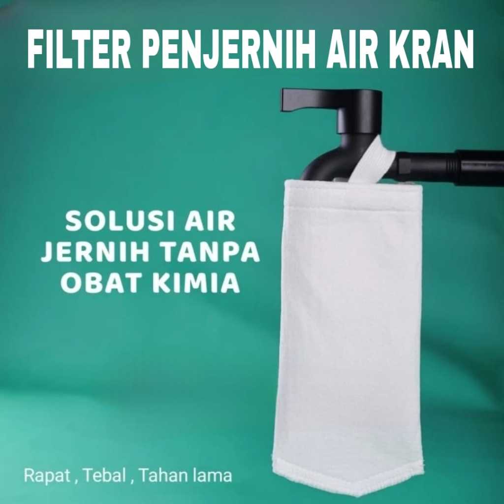 FILTER BAG KAIN FILTER AIR KERAN SUMUR COTTON POLYSTER 1 MICRON SARINGAN KRAN AIR