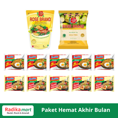 

Paket Sembako Hemat Minyak Gula Indomie