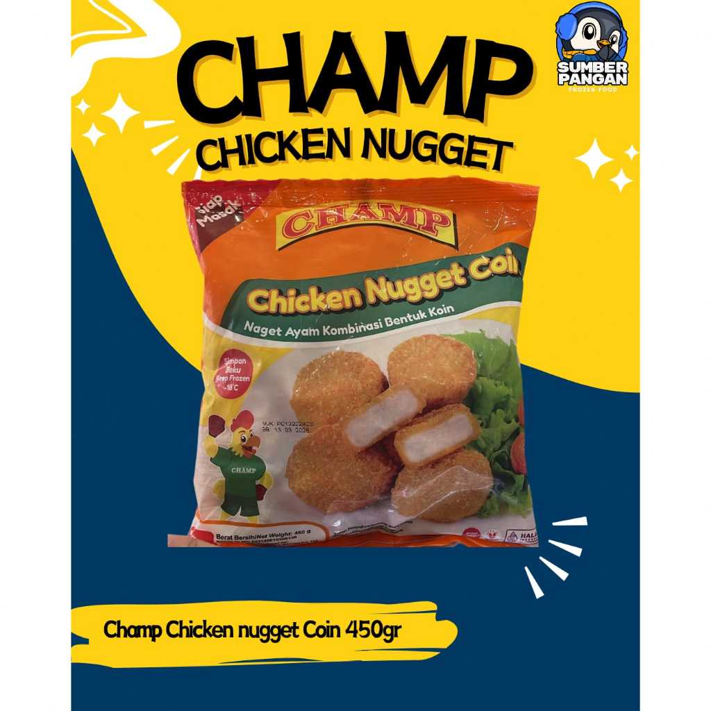 

Champ Chicken Nugget Coin 450gr