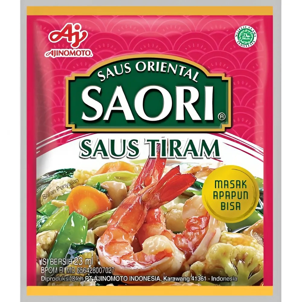 Saori SACHET 22ml Saos Tiram / Saori Saus Oriental Sachet Tiram / Ajinomoto Saus Tiram Saori 23ml