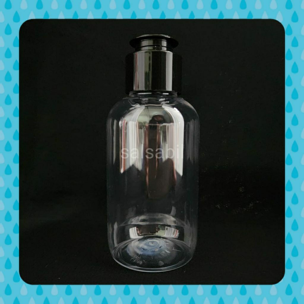 Botol Fliptop Jamur SBR 100ml - Fliptop Jamur Black