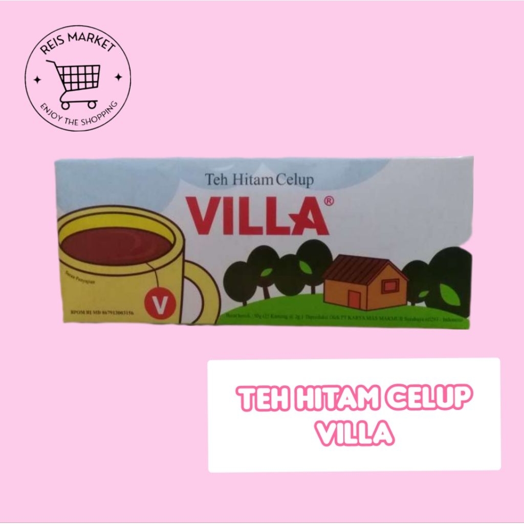 

VILLA TEH CELUP KOTAK BOX 25X2G/BEST SELLER/VILLA TEH CELUP KOTAK BOX 25X2G