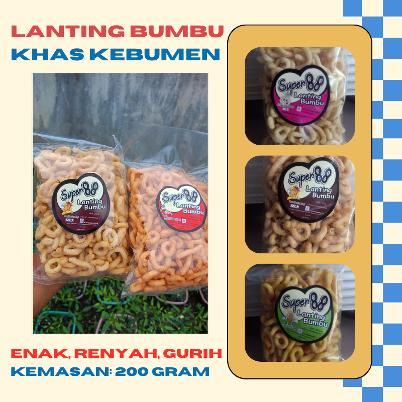 

Lanting Bumbu Khas Kebumen Super 88 Klanting Enak Renyah Gurih Murah
