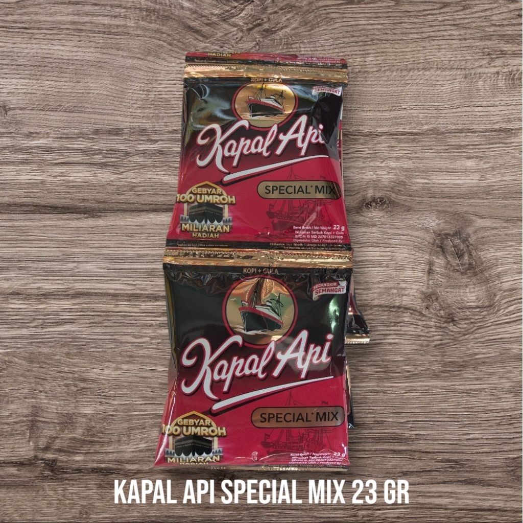 

kapal api special mix kopi+gula