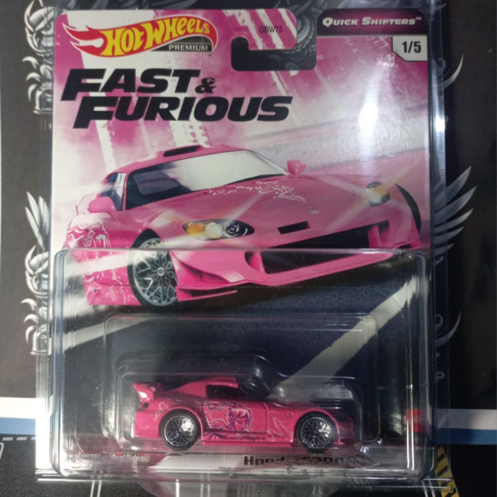 Hot Wheels Honda S2000 Pink. HW Premium Quick Shifters