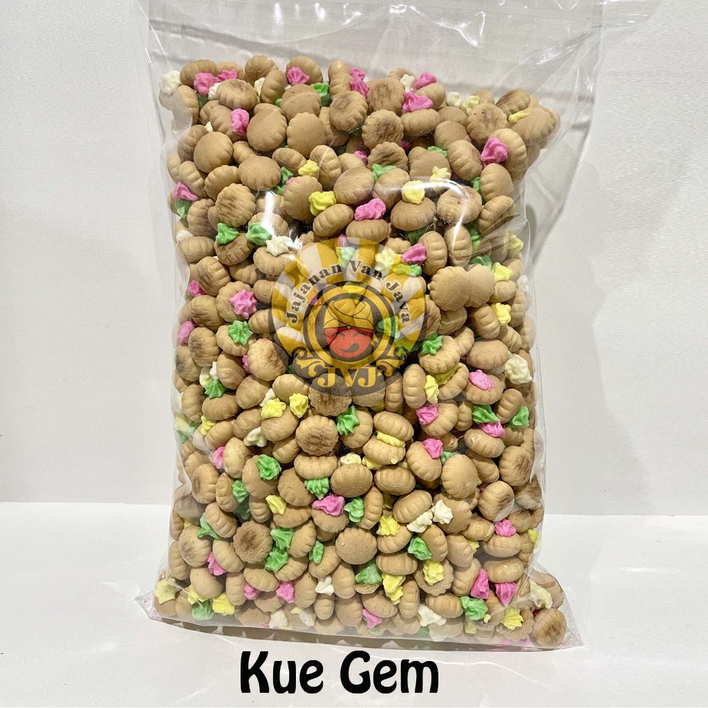 

Kue Gem Kembang- Biskuit Bunga Jadul Toping Warna Warni