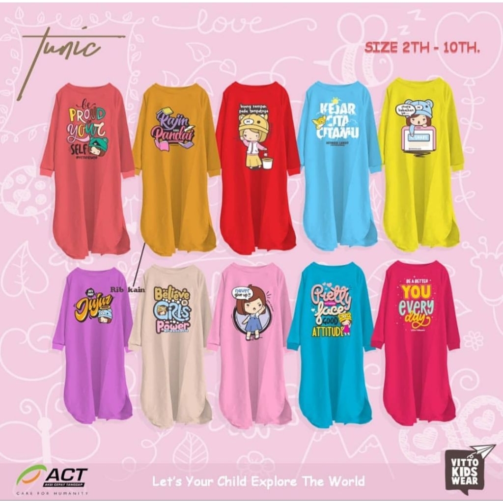 paket reseller baju anak brand vitto