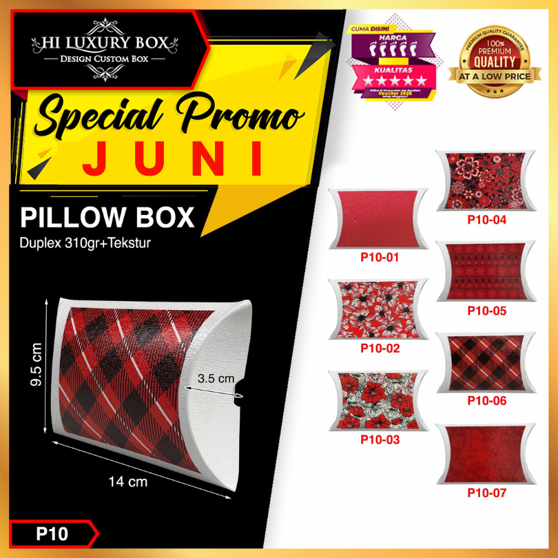 

Pillow box - Kotak souvenir - Gift box ulang tahun anak unik P10