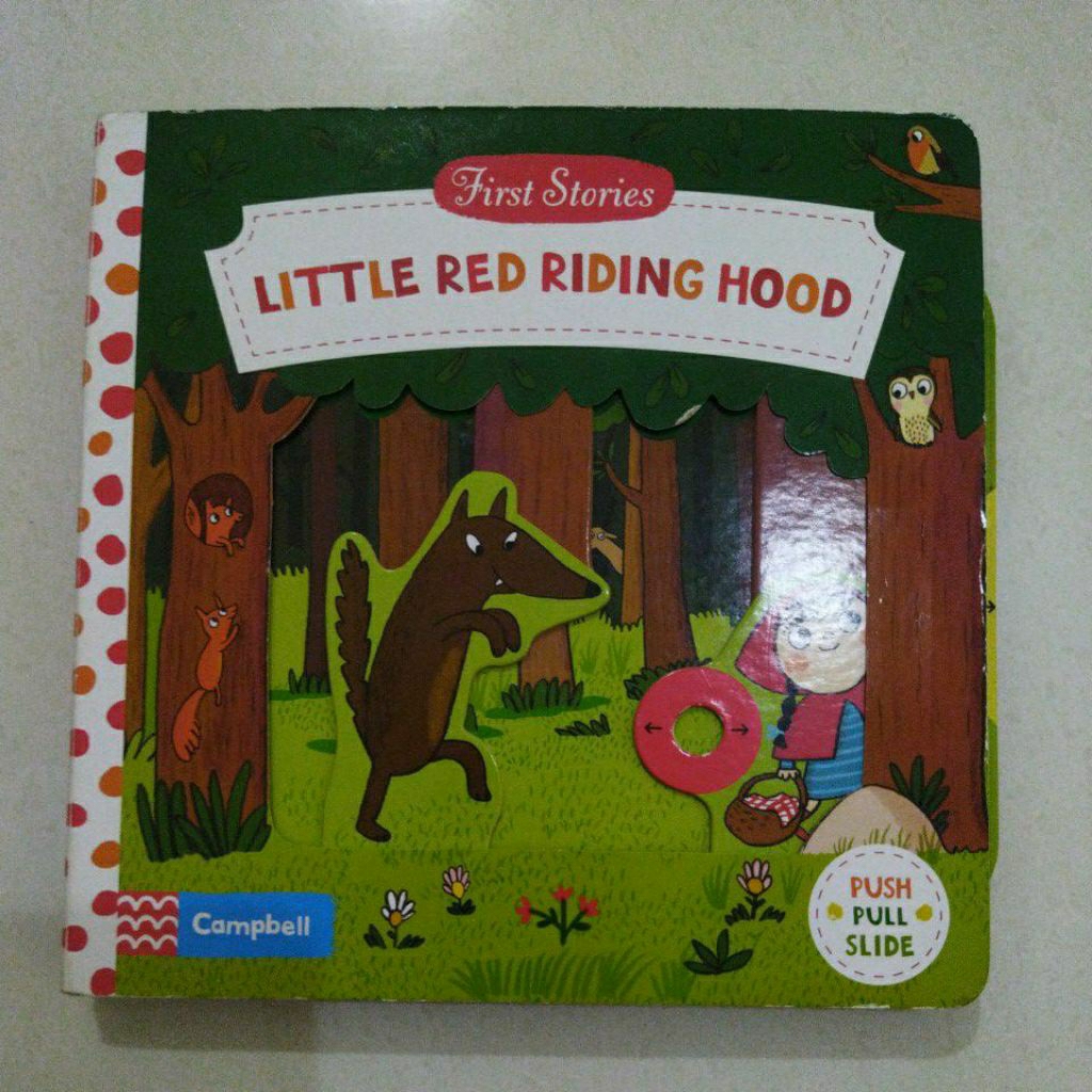 PRELOVED BUKU CERITA ANAK PUSH-PULL-SLIDE