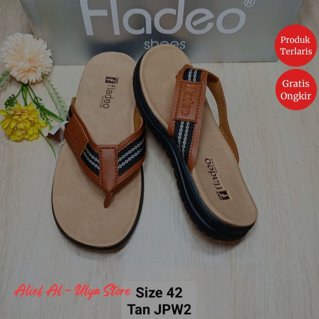 Sandal Kulit Send Fladeo||Sandal dewasa||Sandal kulit Original||Sandal cowok