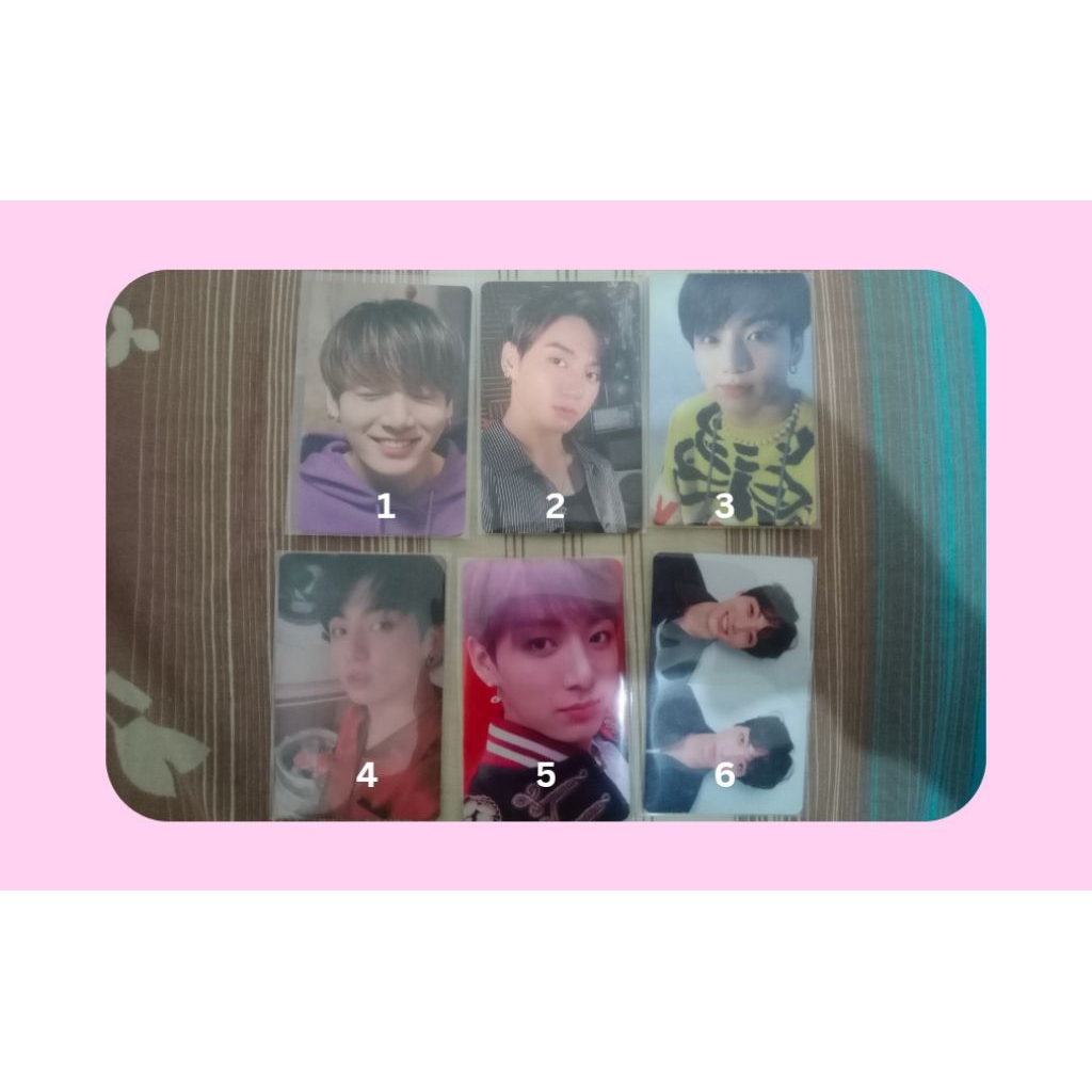 [READY] Photocard PC Jungkook Dilan, Jungkook BE, Jungkook Persona, Jungkook LY Answer