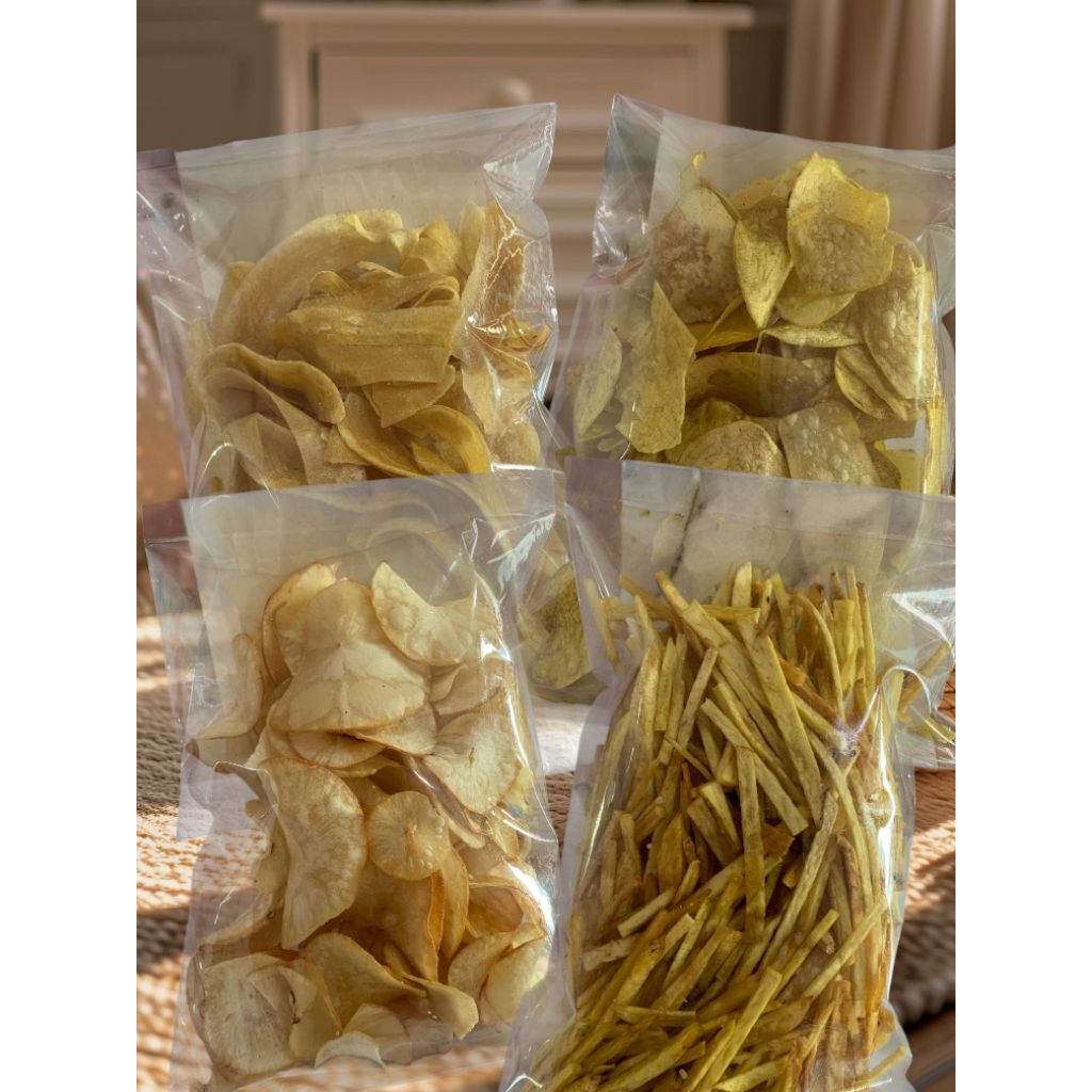 

Aneka Keripik Pisang / Talas / Singkong Gurih Kress
