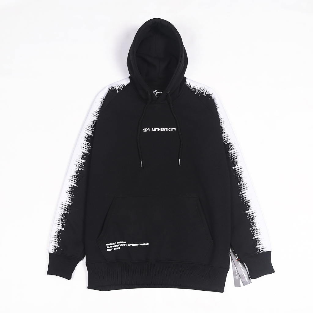 Shikat Miring Hoodie Wave Taped