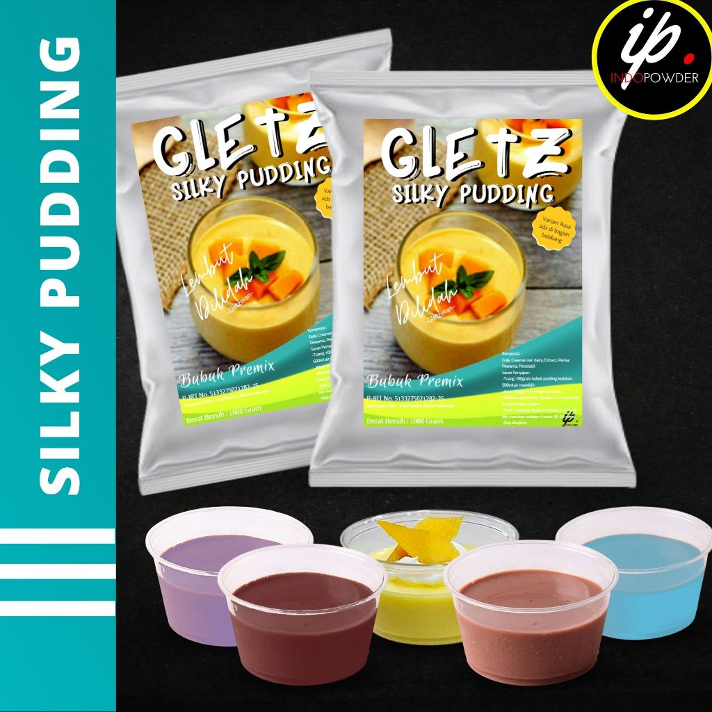 

IP Jakarta - Bubuk SILKY PUDING Aneka Rasa, Puding Lembut Untuk Café, Waralaba dan Resto