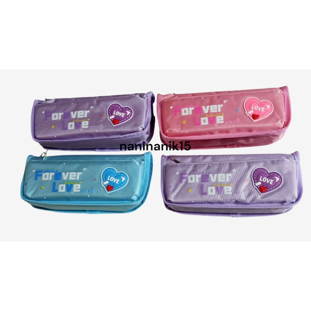 

TEMPAT PENSIL FOREVER LOVE KOTAK PENSIL CEWEK