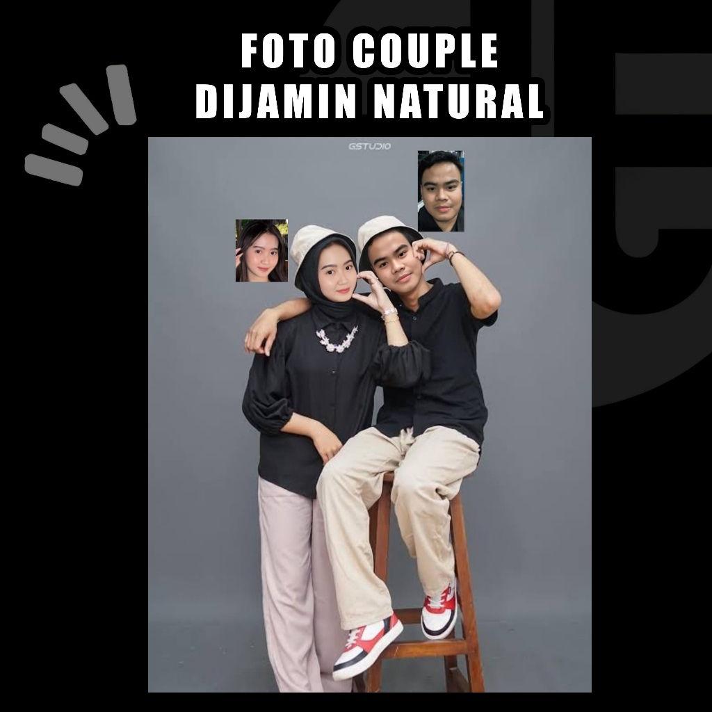 EDIT PROFESIONAL MENGGANTI WAJAH COUPLE PASANGAN/MENGGANTI BADAN/MENGGABUNGKAN FOTO TERPISAH FOTO KE