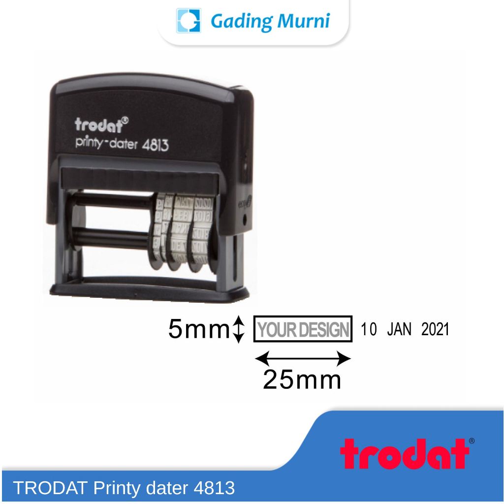 

Stempel Tanggal / Trodat Dater 4813 Custom
