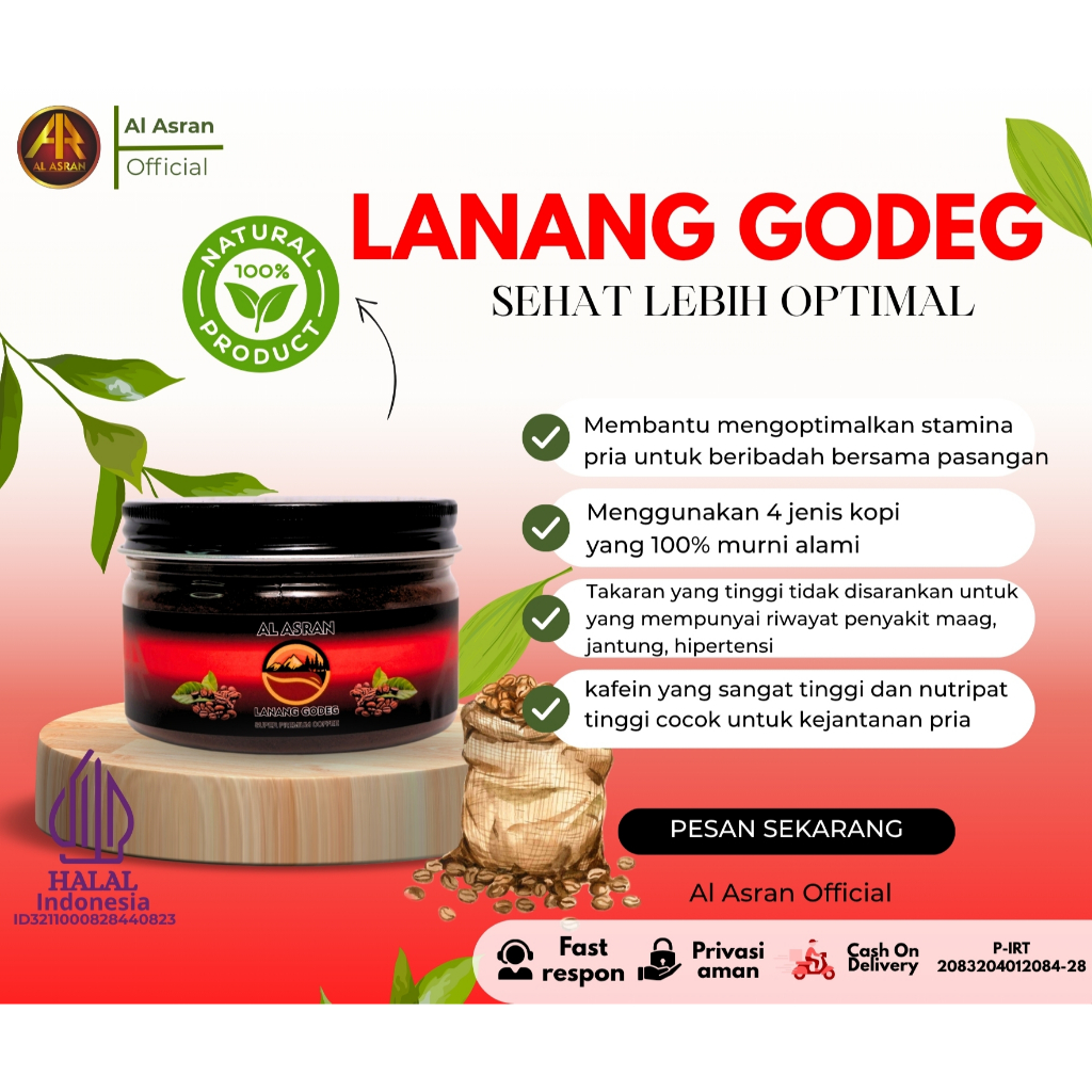 

RB22 Kopi Lanang Godeg AL ASRAN super premium coffee untuk pria dan wanita [SPECIAL EDITION]