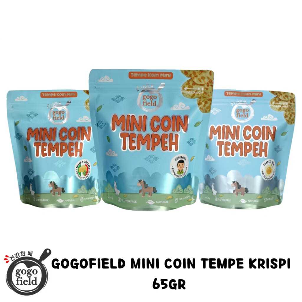 

Gogofield Tasty Tempeh 65gr / Tempe Krispi