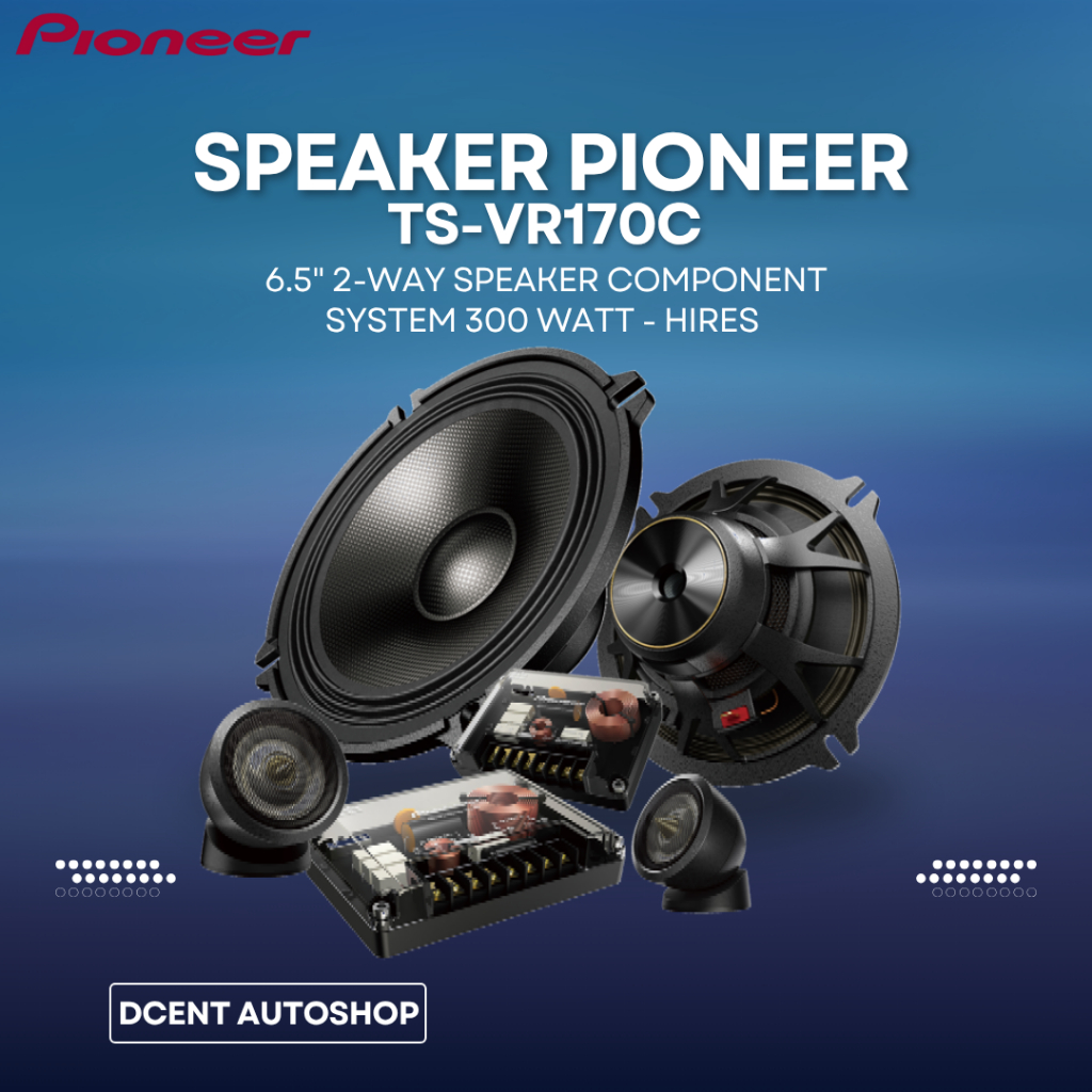 Speaker Component Mobil - Speaker Pioneer TS-VR170C - 6.5 Inch - 2 Way Speaker Componnet System 300 