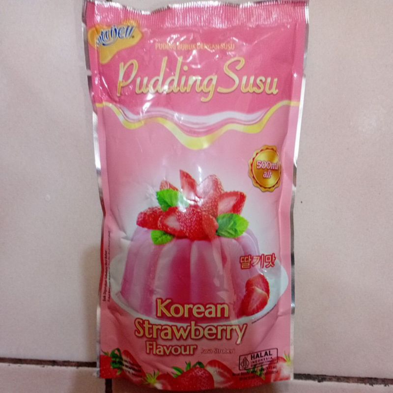 

Pudding Susu Nutrijell Rasa Korean Strawberry 145gr