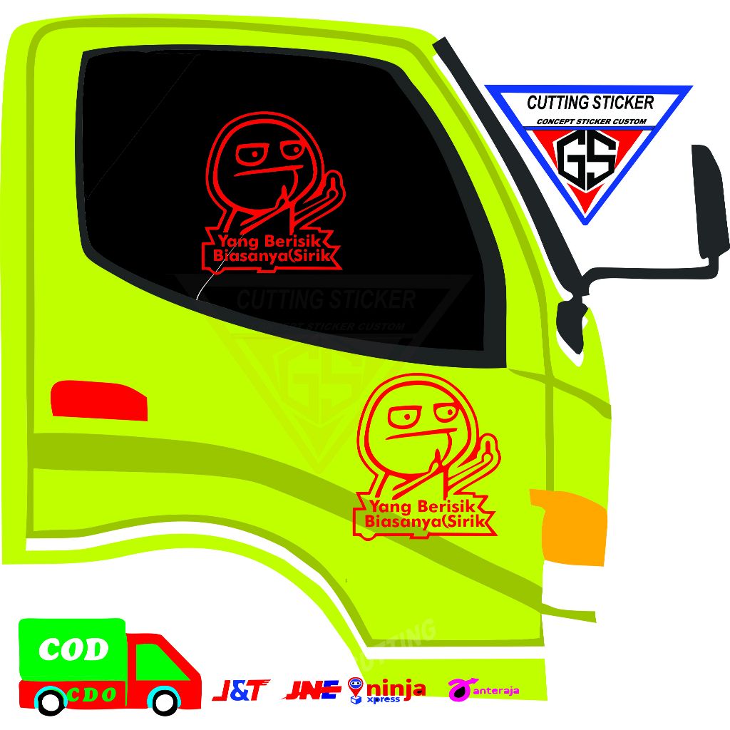 stiker kaca mobil truk pick up stiker pintu mobil truk pick up stiker pintu bak truk pick up