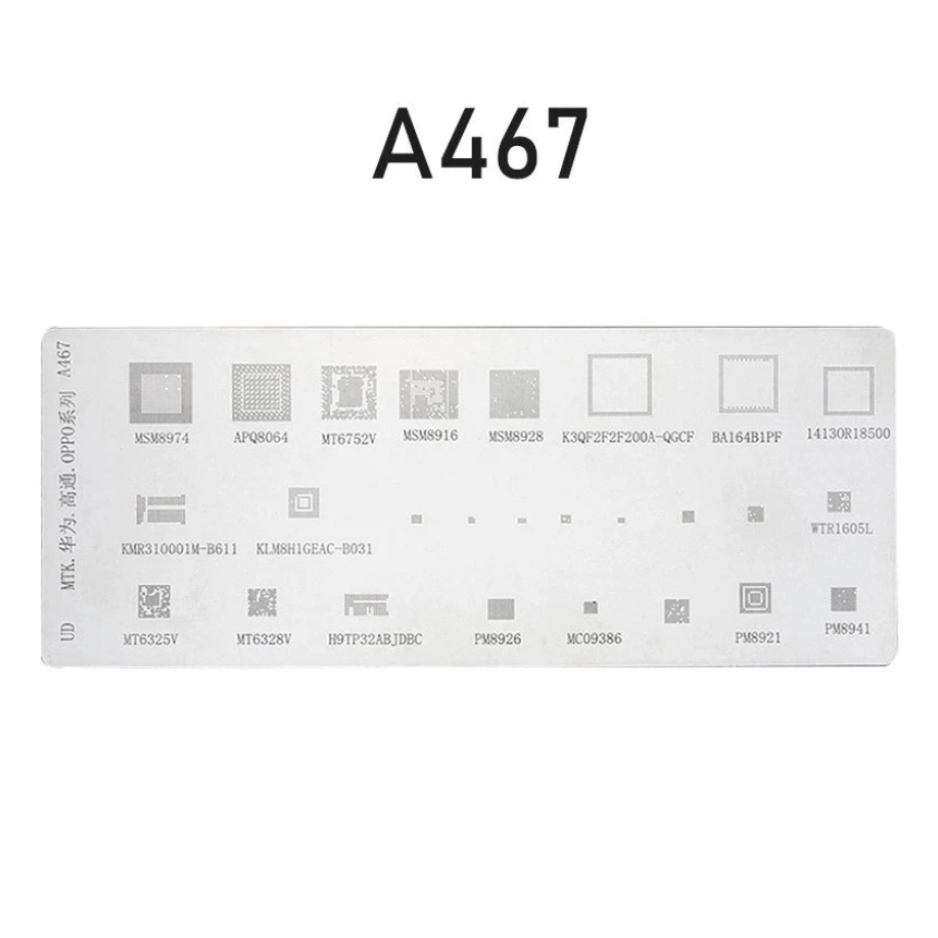 Promo 7.7 4 PCS/set Cetakan Universal IC Plat Amaoe Amaoe A467 / A482 / A508 / 55Models / Stencil