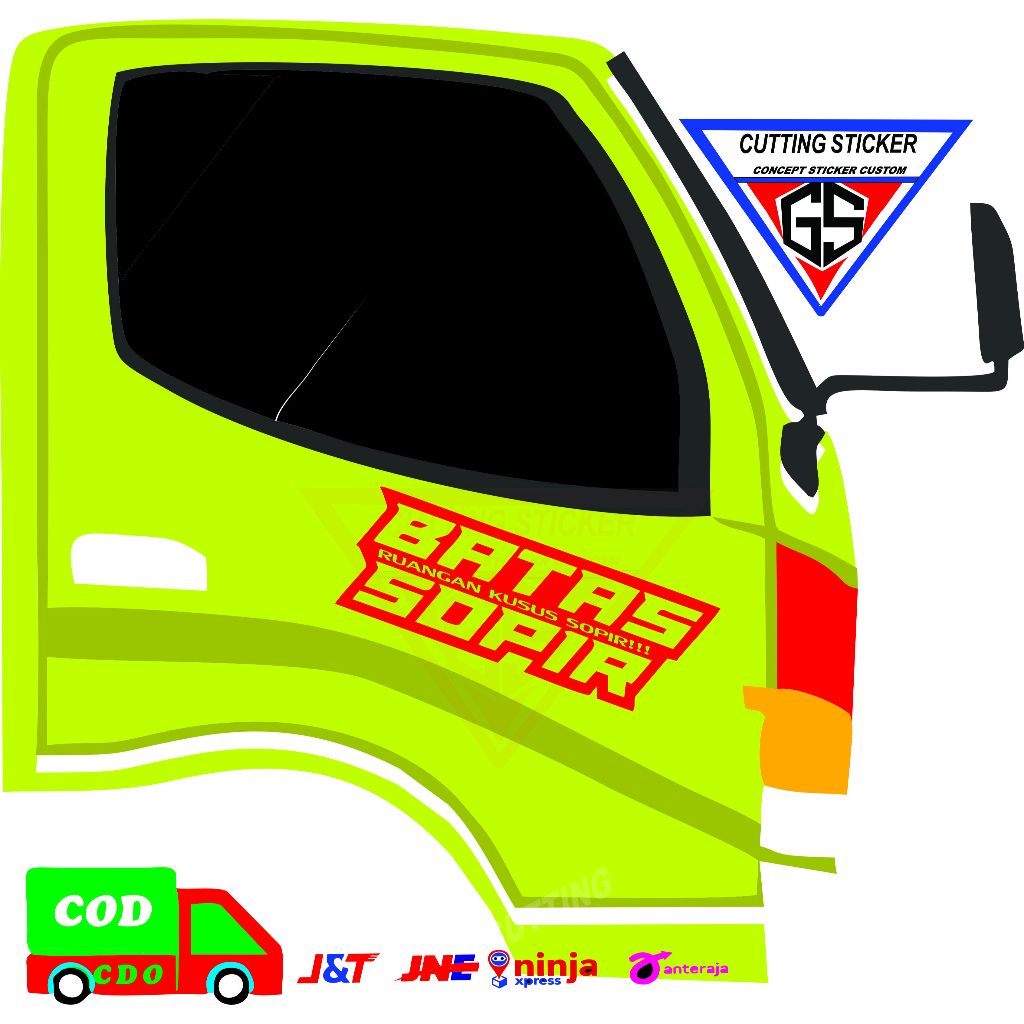 stiker kaca pintu mobil truk pick up stiker pintu mobil truk pick up