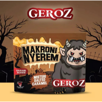 

Ready Stok"Geroz - Makroni Nyerem - Varian Manis - Rasa Salted Caramel