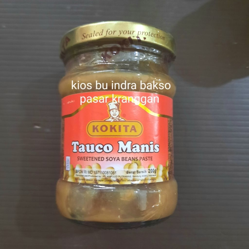 

kokita tauco manis 250 gr sweetened soya bean paste fermentasi kacang kedelai