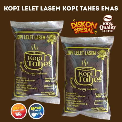 

(GROSIR) KOPI TAHES – KOPI LELET KHAS LASEM ASLI | KOPI TRADISIONAL JAWA PEKAT & PAHIT NENDANG | UNTUK TUBRUK & NGLELET | KOPI HITAM LOKAL UMKM | 225GR 500GR | TANPA CAMPURAN | RASA KUAT & AROMA KHAS