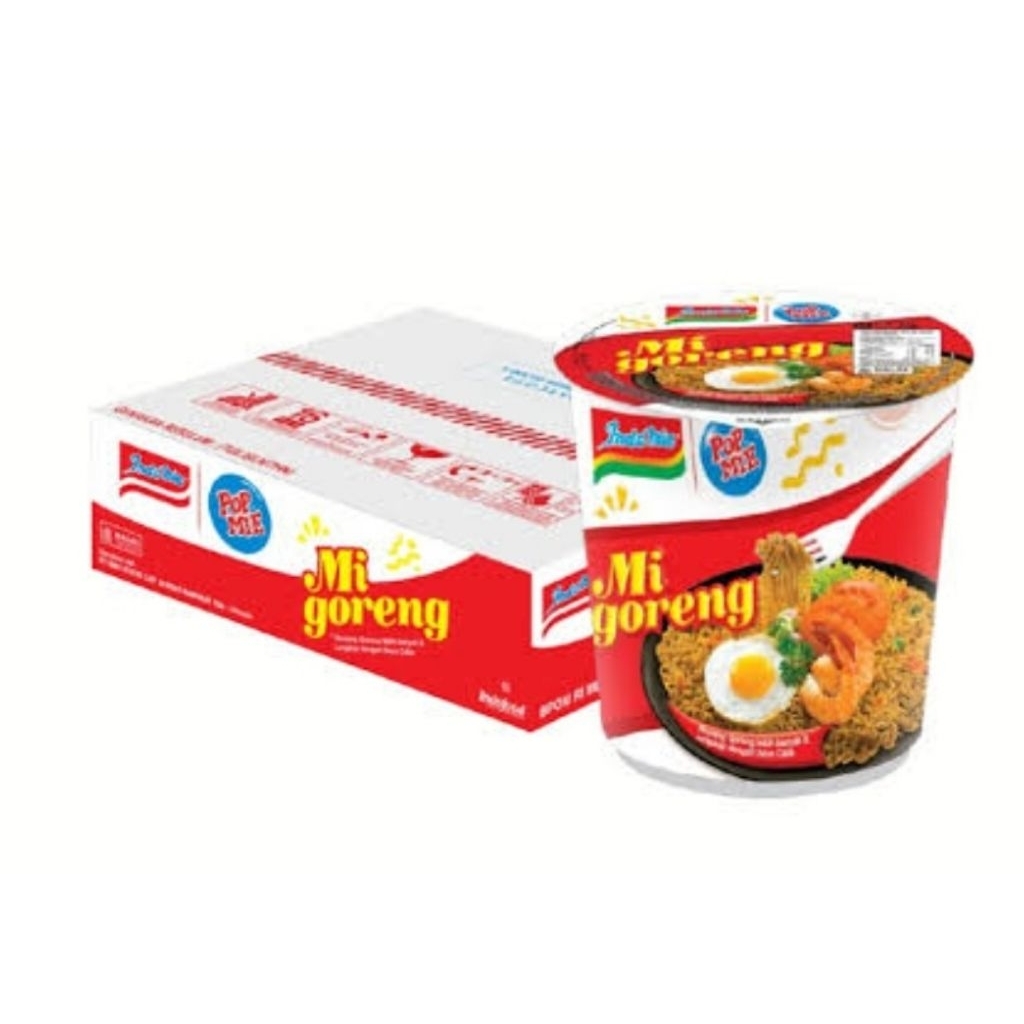 

Pop Mie Rasa Indomie Goreng 1 Karton isi 12 Cup @ 80 gram