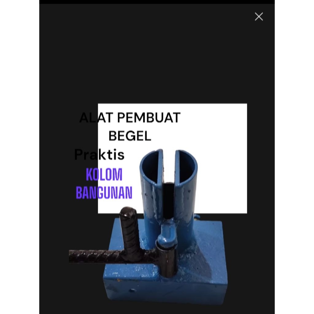 Alat pembuat begel/penekuk besi 6/8
