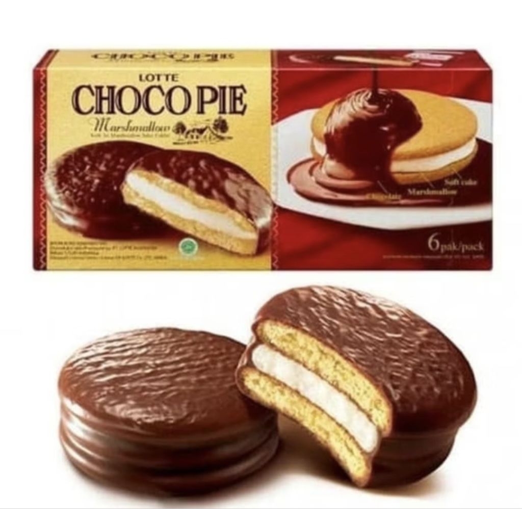 

LOTTE CHOCO PIE MARSHMALLOW 6PCS/PACK