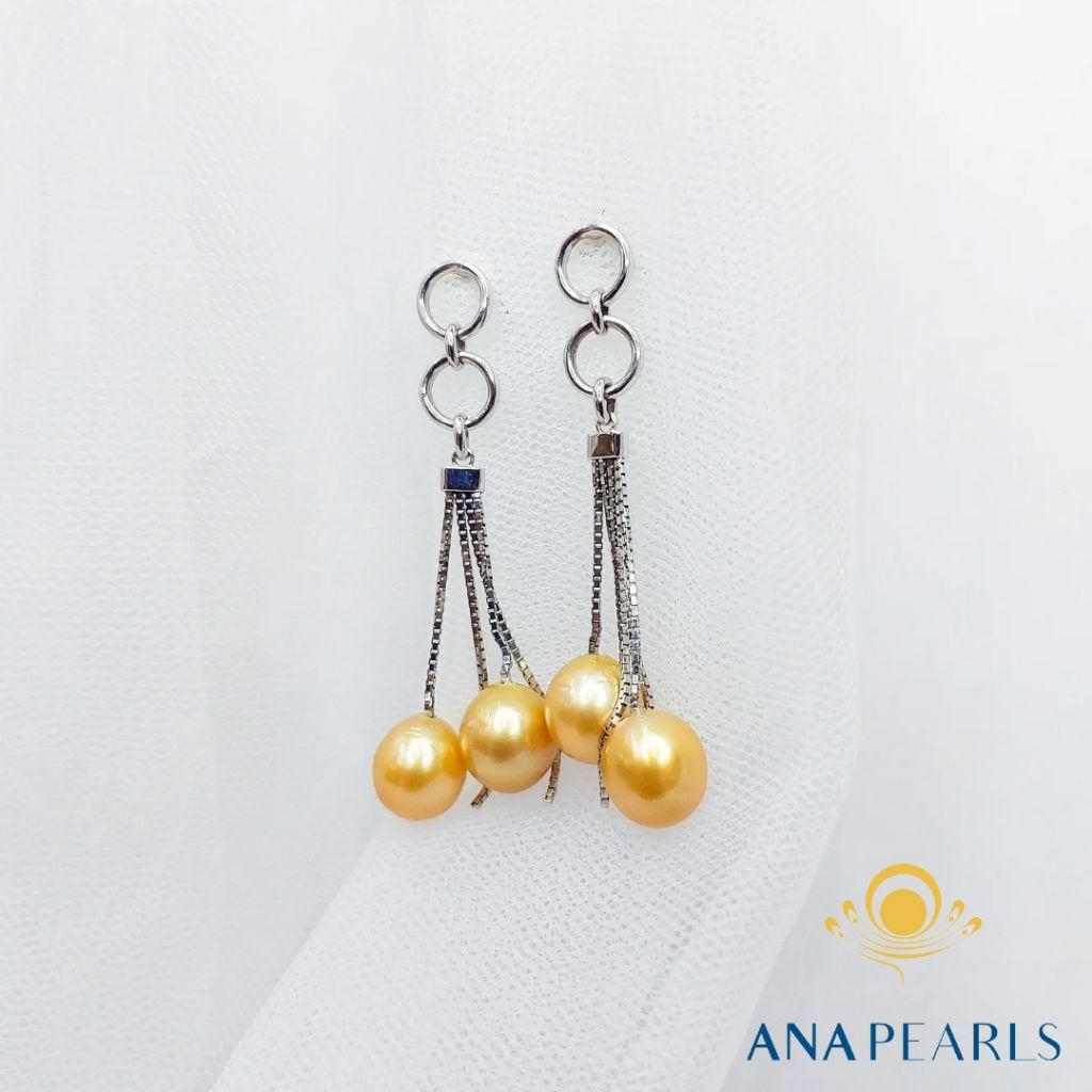 GIWANG EMAS PUTIH Kadar 75%| Mutiara air laut | asli Lombok | bersertifikat