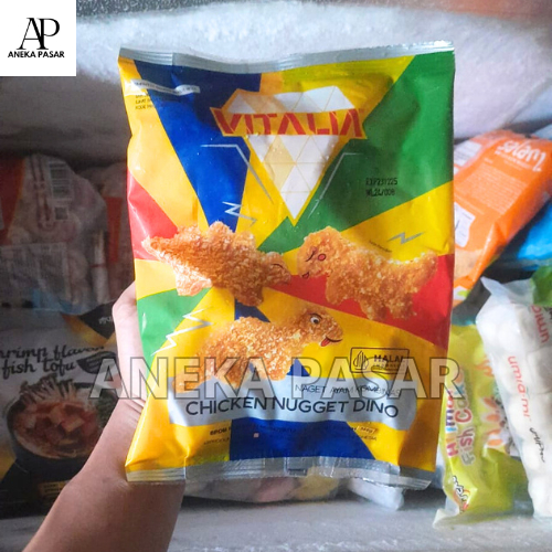 

Vitalia chicken nugget Dino Ayam Nugget Bentuk Dinosaurus 350g