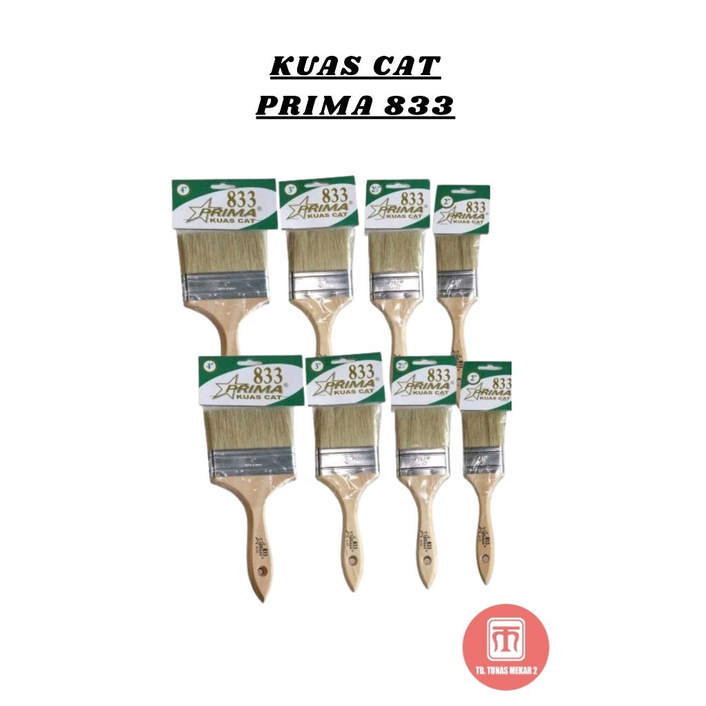 

KUAS PRIMA 833 BULU PUTIH TEBAL DAN AWET