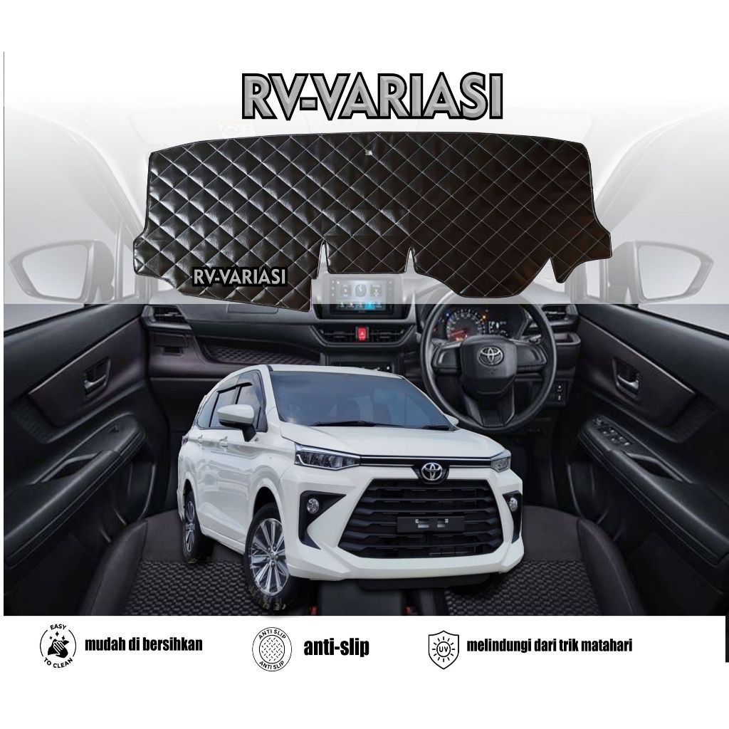 Cover Alas Dashboard New AVANZA 2022-2025 Veloz Toyota Mobil Pelindung Dasbor Kulit Premium Aksesori