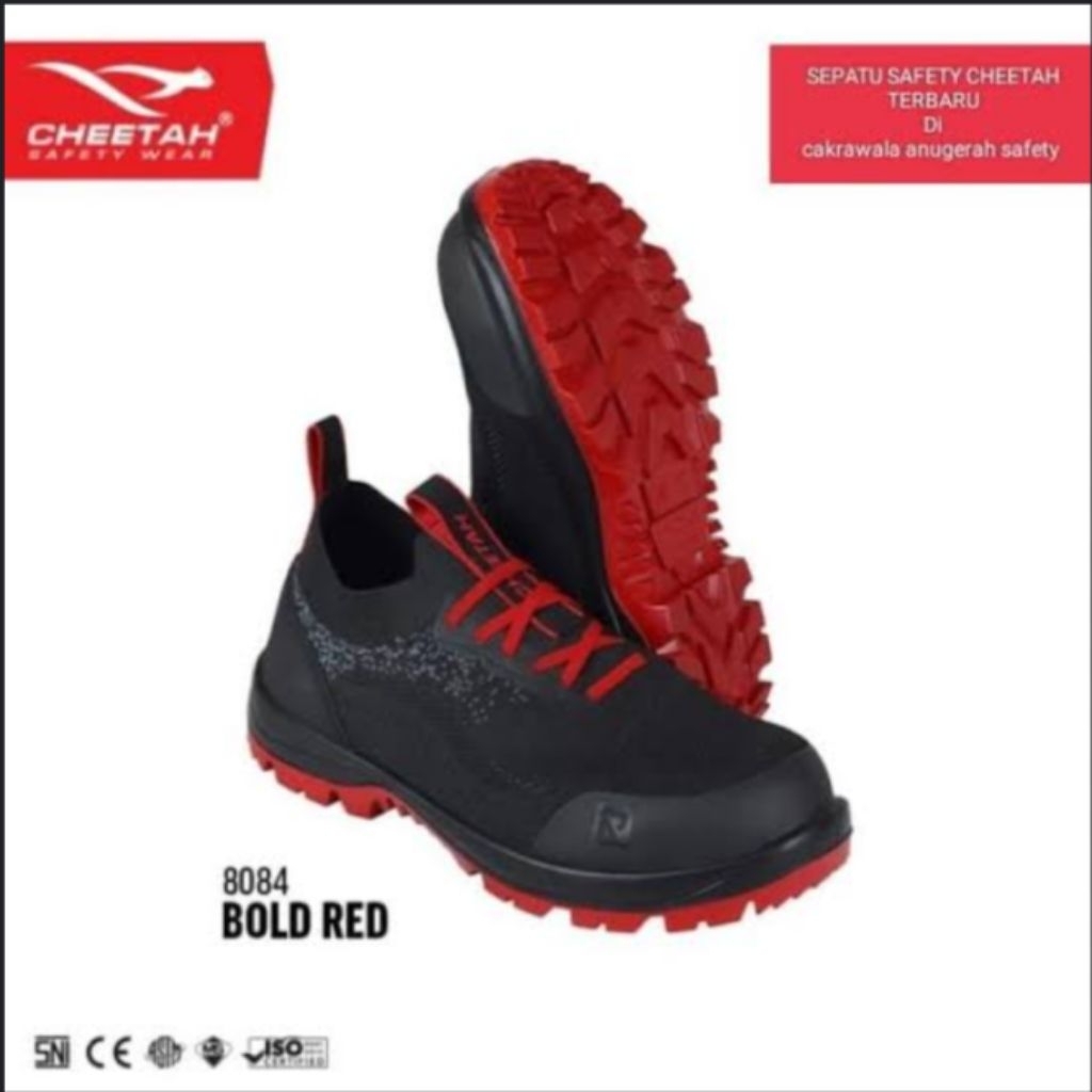 SEPATU SAFETY CHEETAH REFLEX 8084 - CHEETAH 8084 - SEPATU PROYEK - 8084 - SAFETY SHOES