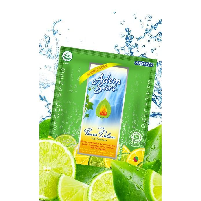 

Adem Sari 1 Sachet | Minuman Penyejuk Panas Dalam