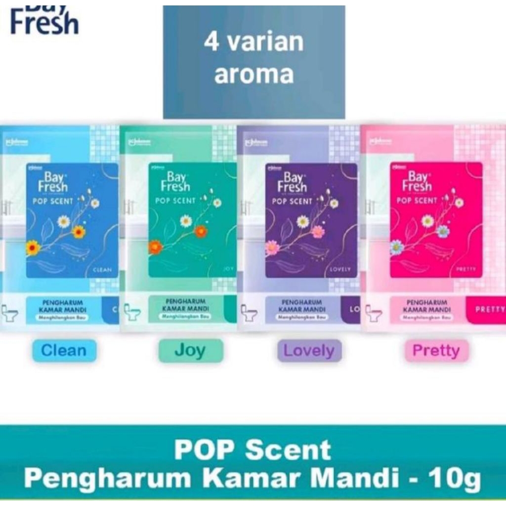 BayFresh Pop Scent Pengharum Kamar Mandi 10gr