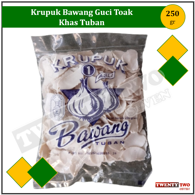 

[doz]|4X Guci Toak Krupuk Bawang 250 gr