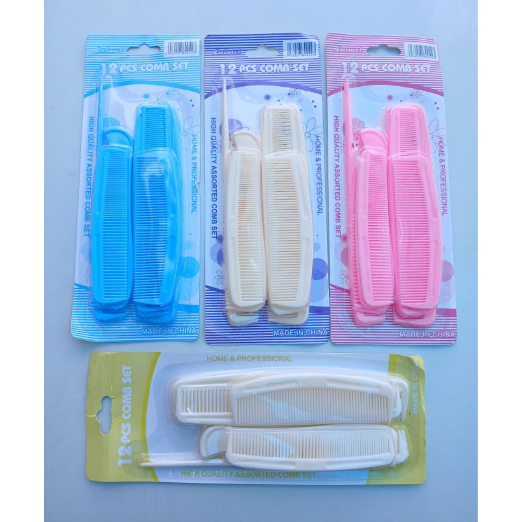 [ASYIFA] sisir rambut, sisir set 12 pcs