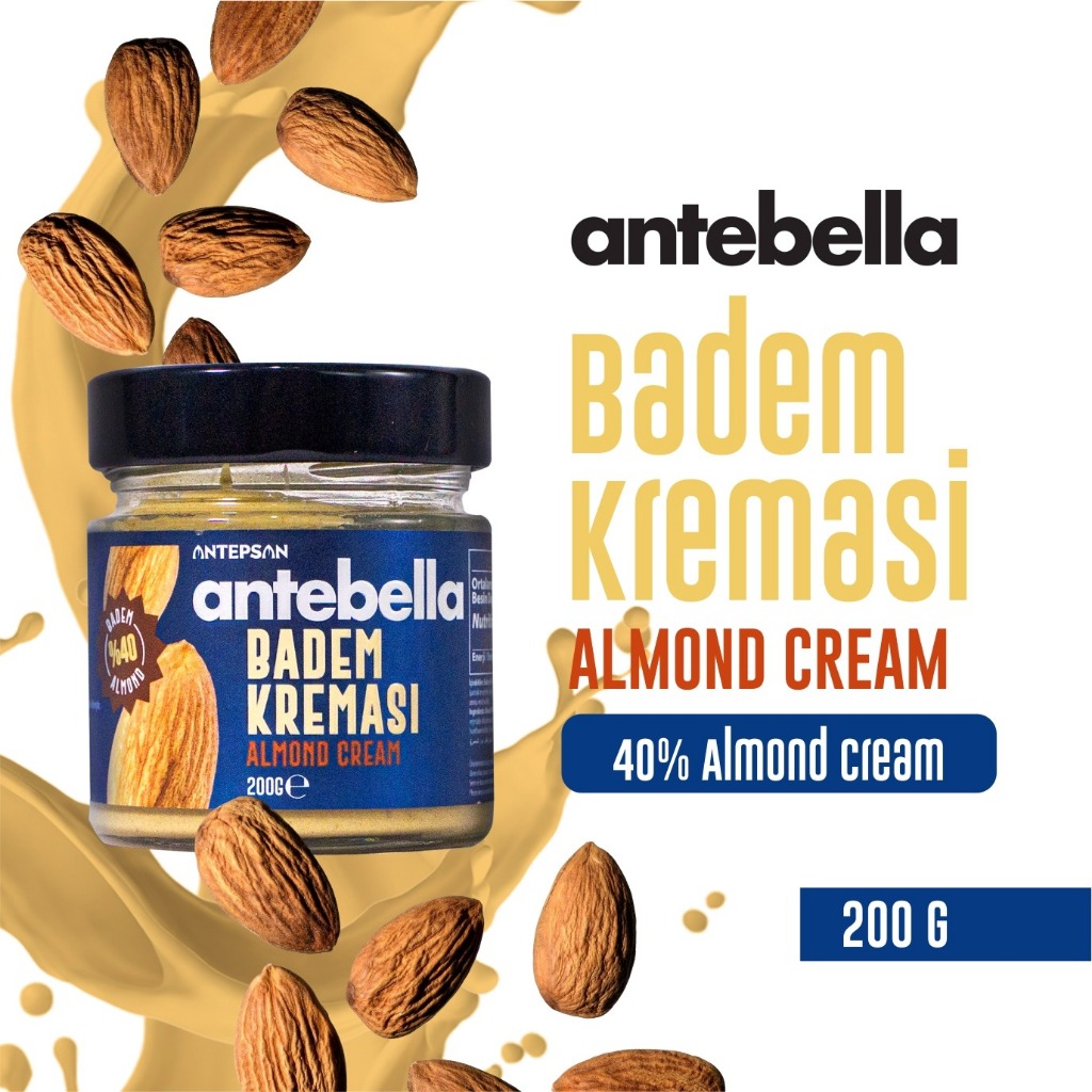 

Antebella Selai Kacang Almond 40% (Almond Spread Cream)